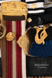 Eight Yves Saint Laurent Rive Gauche Belts, 1980-90s