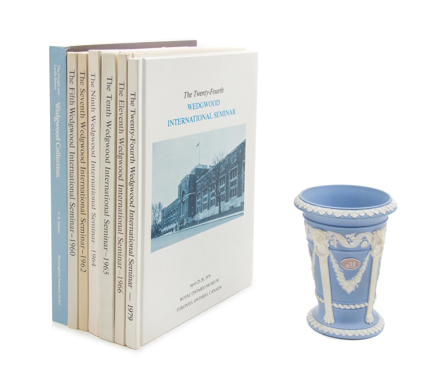 A Wedgwood Jasperware Vase Height 5 inches. — 19TH CENTURY