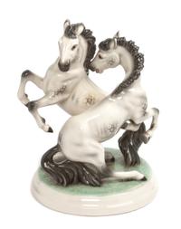 An Austrian Ceramic Figural Group Gloriette Height 14 3/4 inches. — 20TH CENTURY