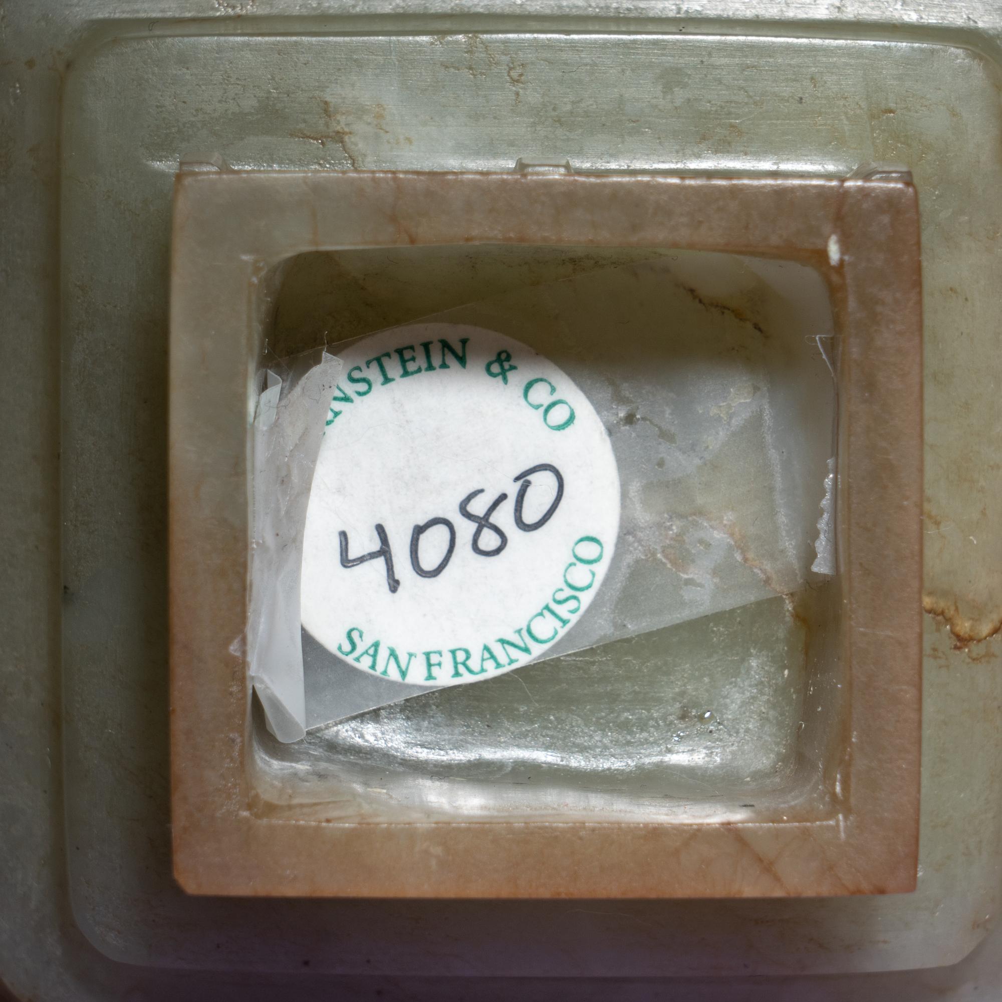 A Chinese Archaistic Pale Celadon Jade Wine Vessel, Gong