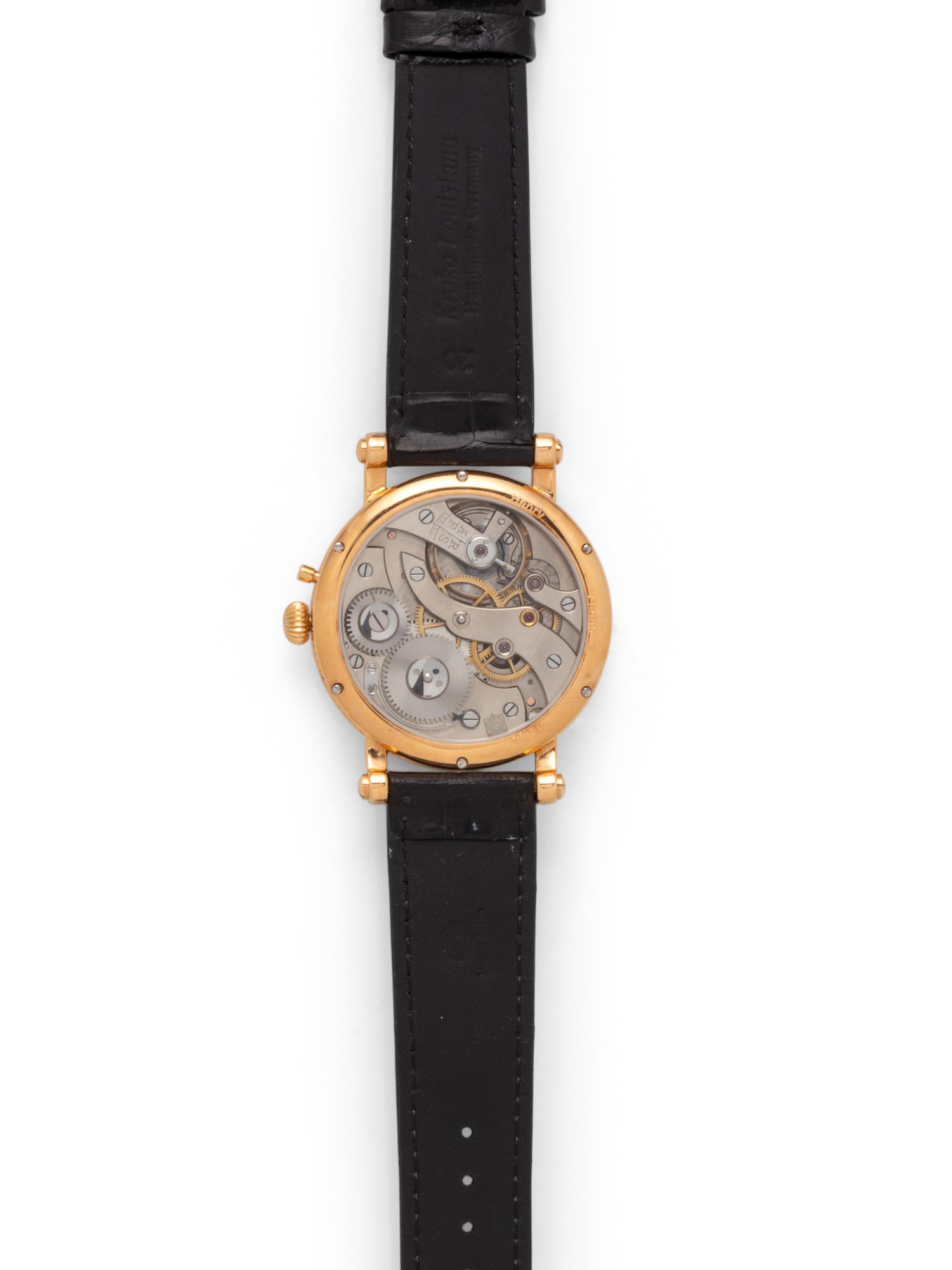 HENRY MOSER/MARTIN BRAUN, 18K ROSE GOLD LIMITED EDITION WATCH