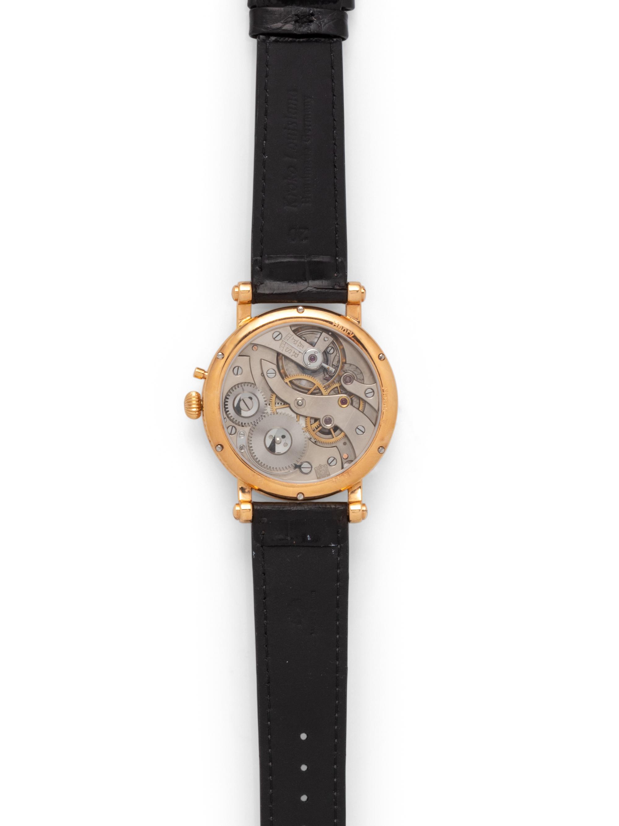 HENRY MOSER/MARTIN BRAUN, 18K ROSE GOLD LIMITED EDITION WATCH