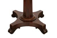 A William IV Mahogany Octagonal Table with Specimen Marble Top