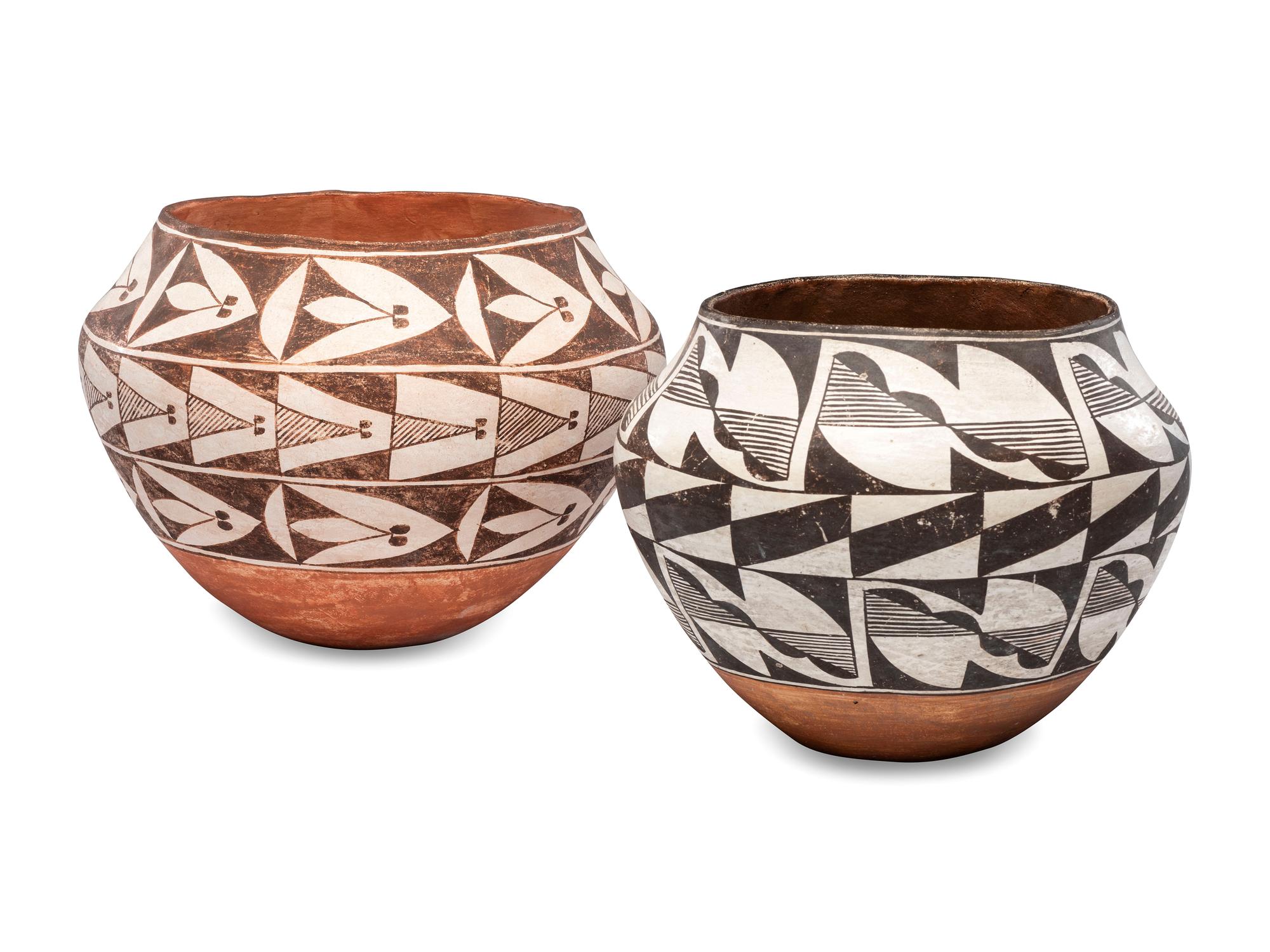 Acoma Pottery Jars