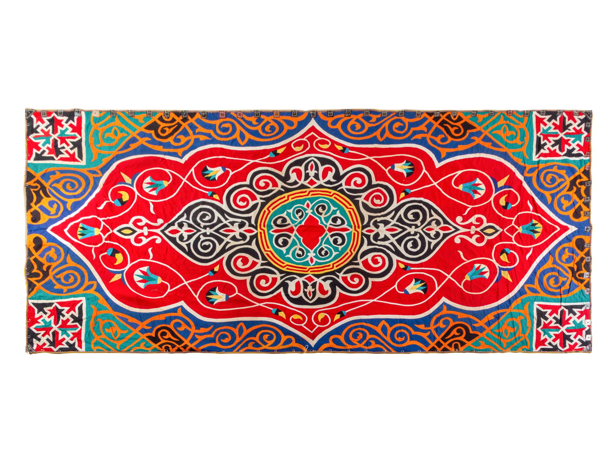Two Egyptian Cotton Suradiq Wall Panels