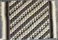 Two Native American Wool Textiles 5 feet 11 inches x 4 feet 4 inches (largest).