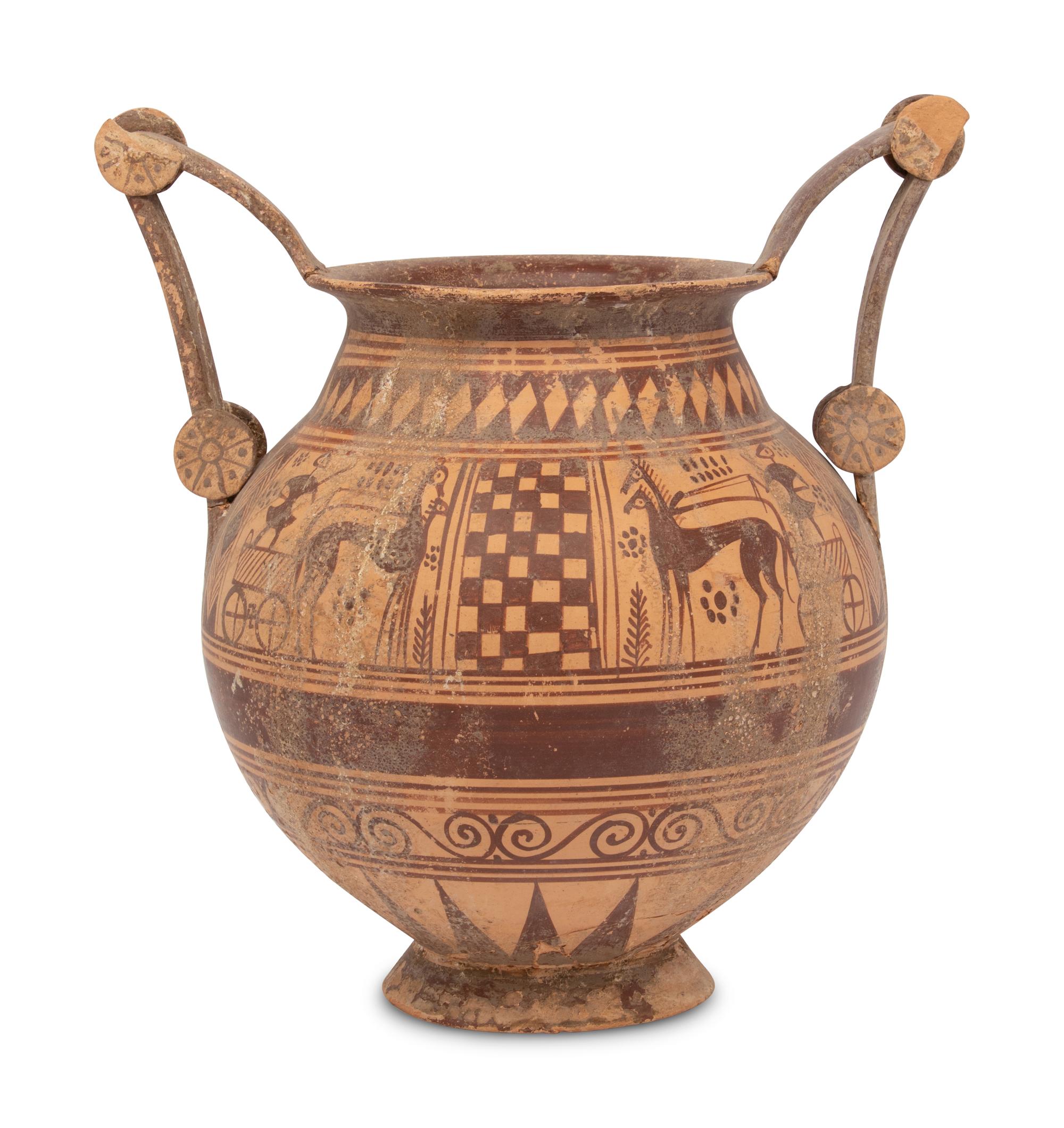 A Messapian Terracotta Trozzella