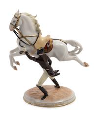 A Vienna Porcelain Spanish Riding School Figure
