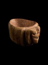 A Mesopotamian Red Marble Bowl in the Form of a Ram