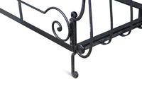 A Charles P. Rogers Brass and Iron Queen Bed — 21ST CENTURY