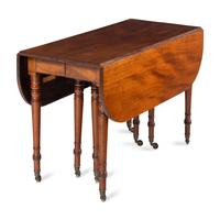 A George IV Mahogany "Concertina-Action" Dining Table