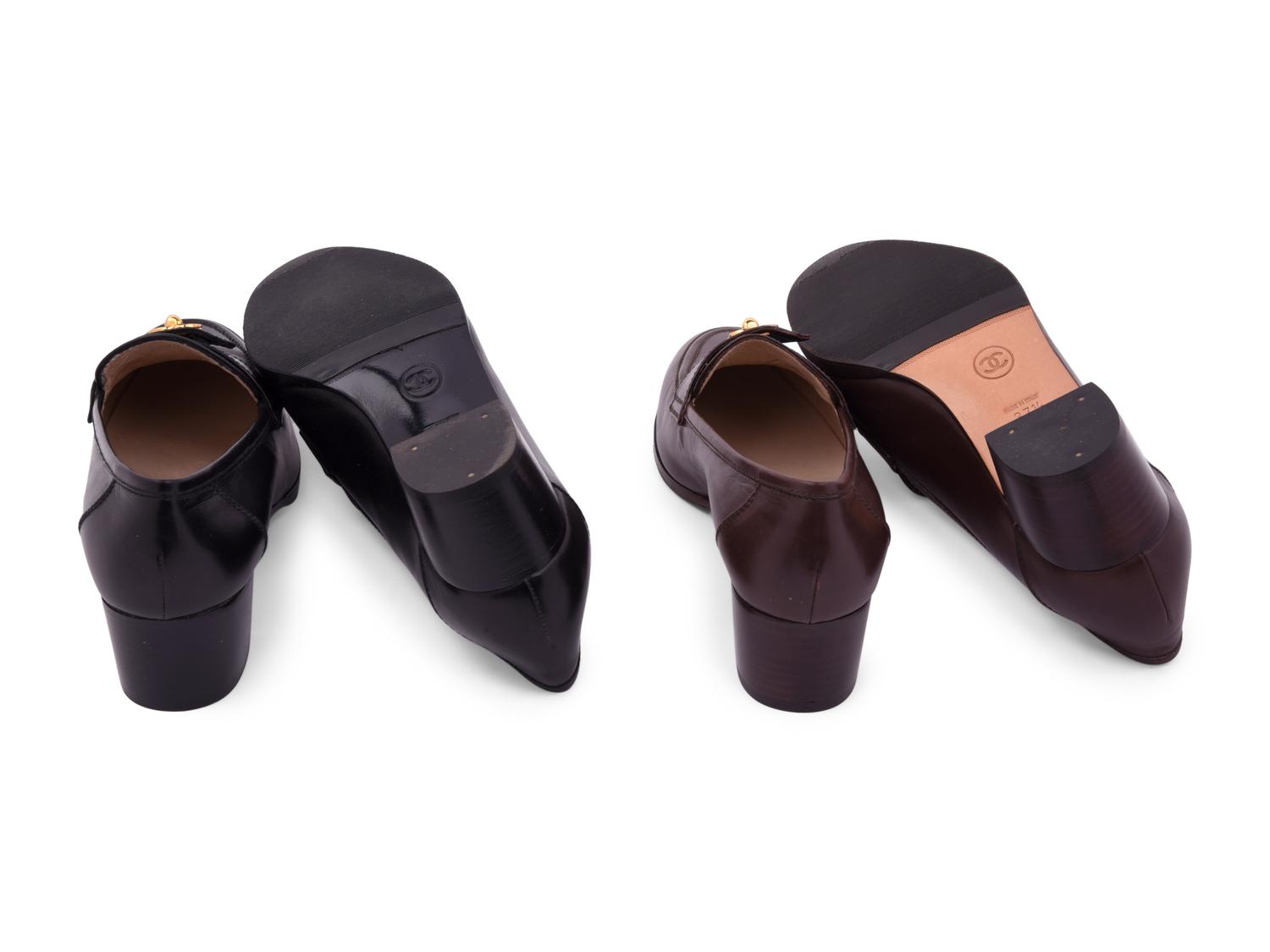 Two Pairs of Chanel Loafers, 1996