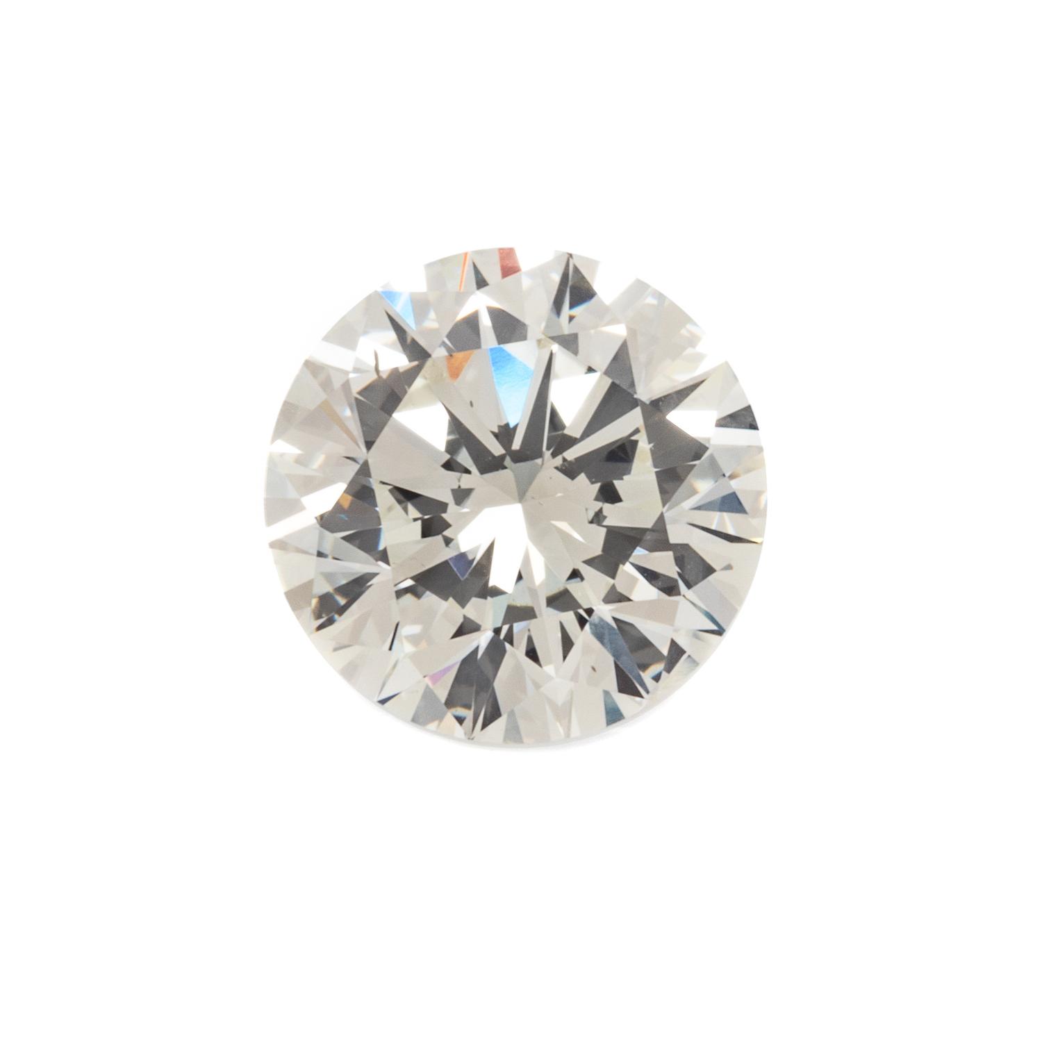 A 2.32 Carat Round Brilliant Cut Diamond,