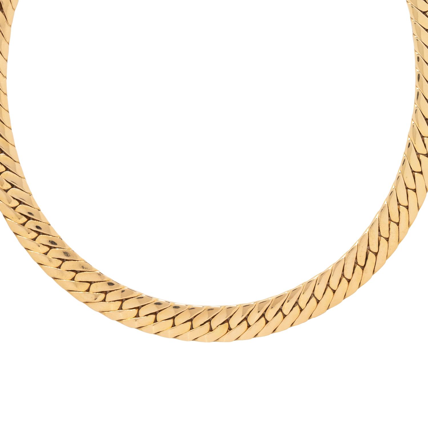 YELLOW GOLD NECKLACE