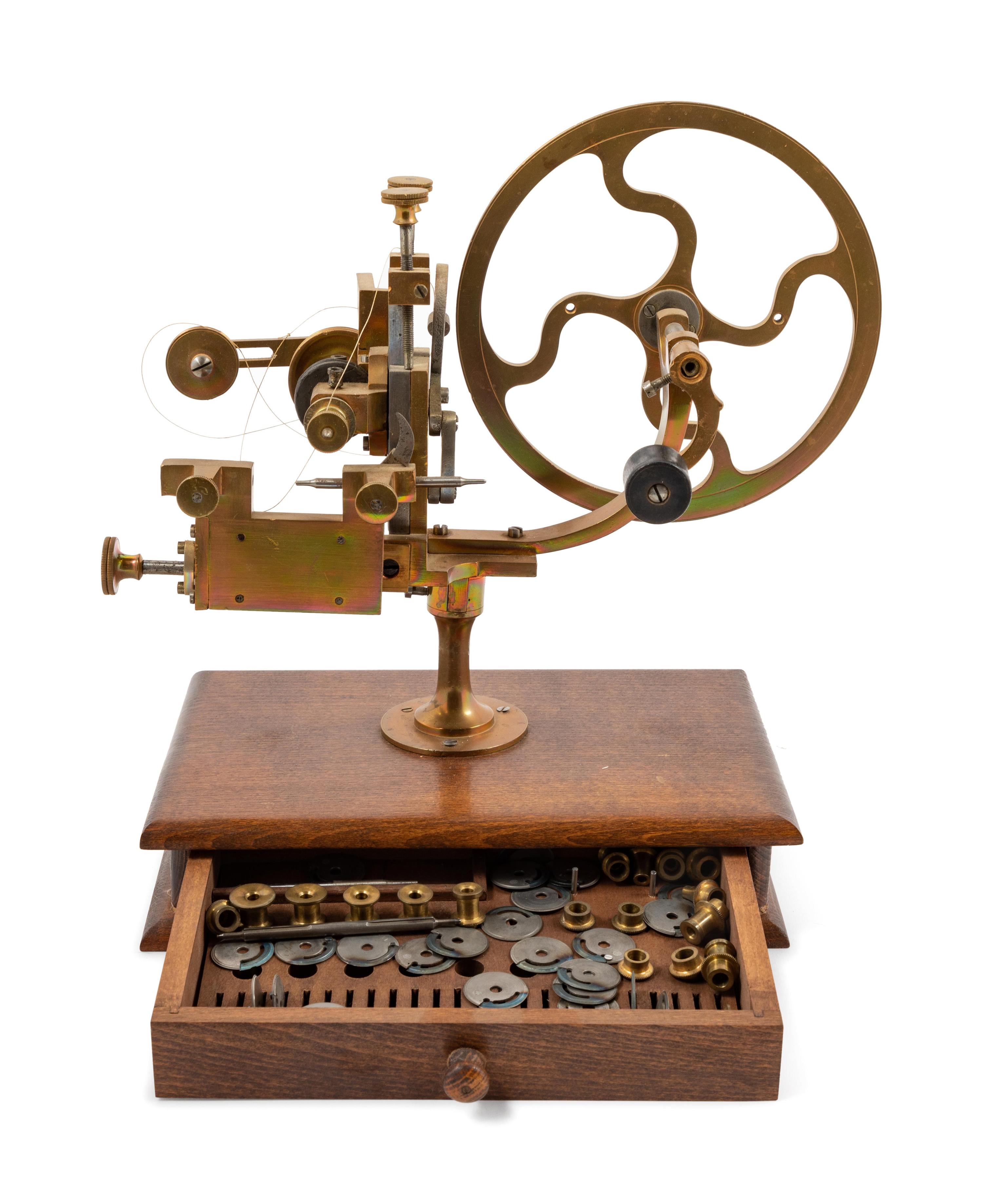 A Brass and Steel Watch Maker's Rounding Up Tool
