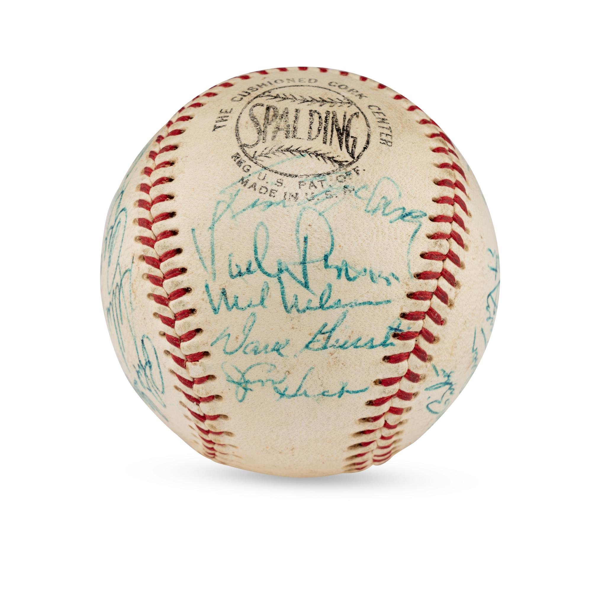 A 1969 St. Louis Cardinals Team Signed Autograph Baseball Including Multiple Hall of Famers (JSA Letter of Authenticity),