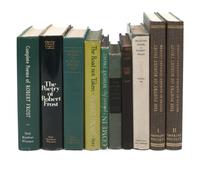 FROST, Robert (1874-1963). A group of approximately 87 works by or about Frost consisting of later editions of his works, collected editions, and reference works, including: