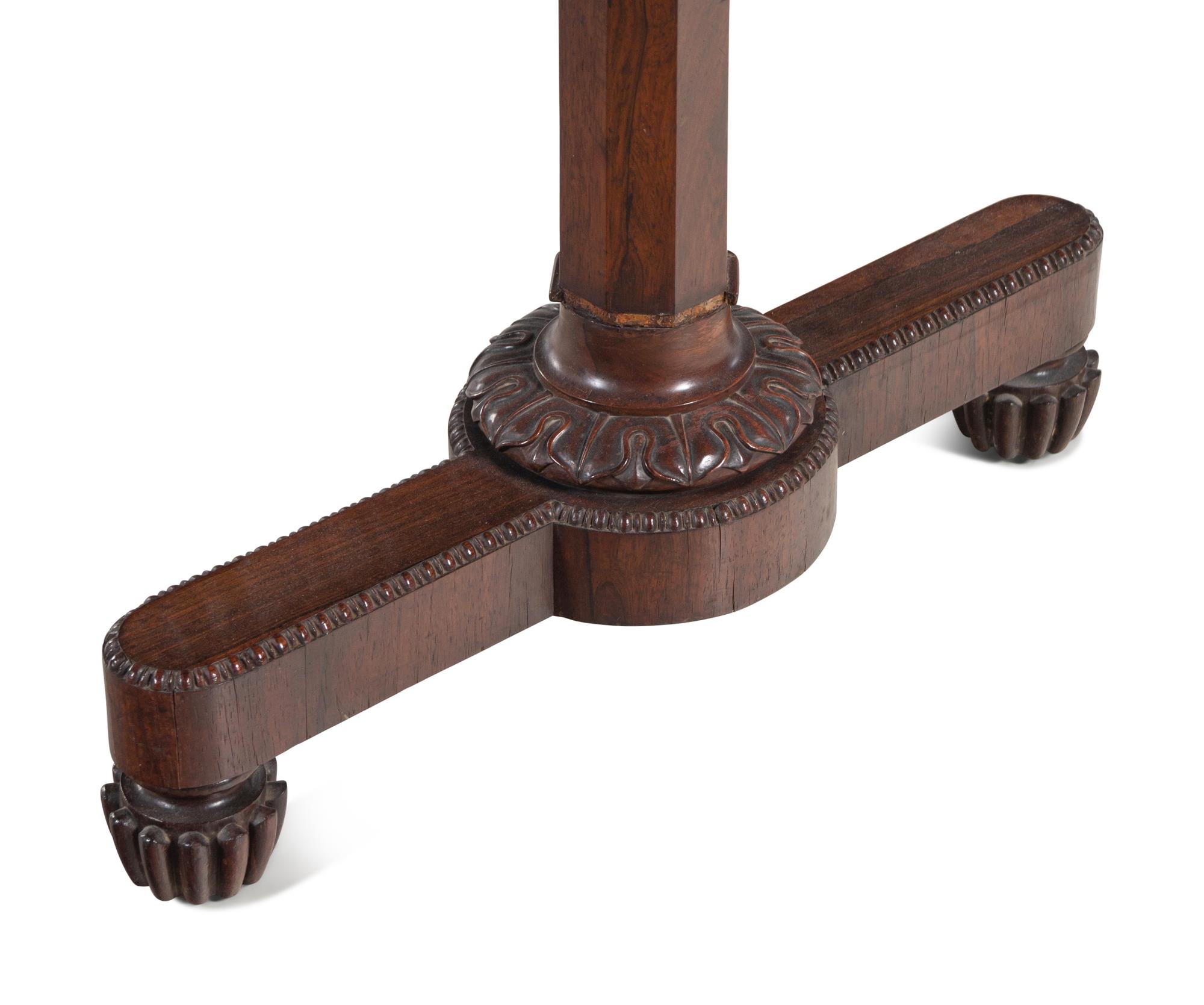 A Regency Rosewood Writing Table
