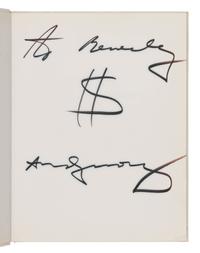 [Warhol, Andy (1928-1987)]. Hahn, Otto (1829-1996). Warhol . Paris: Fernand Hazan, 1972.