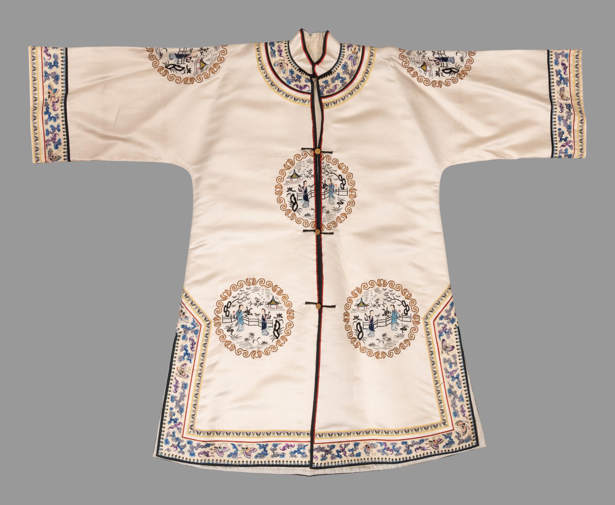 Four Chinese and Japanese Silk Robes