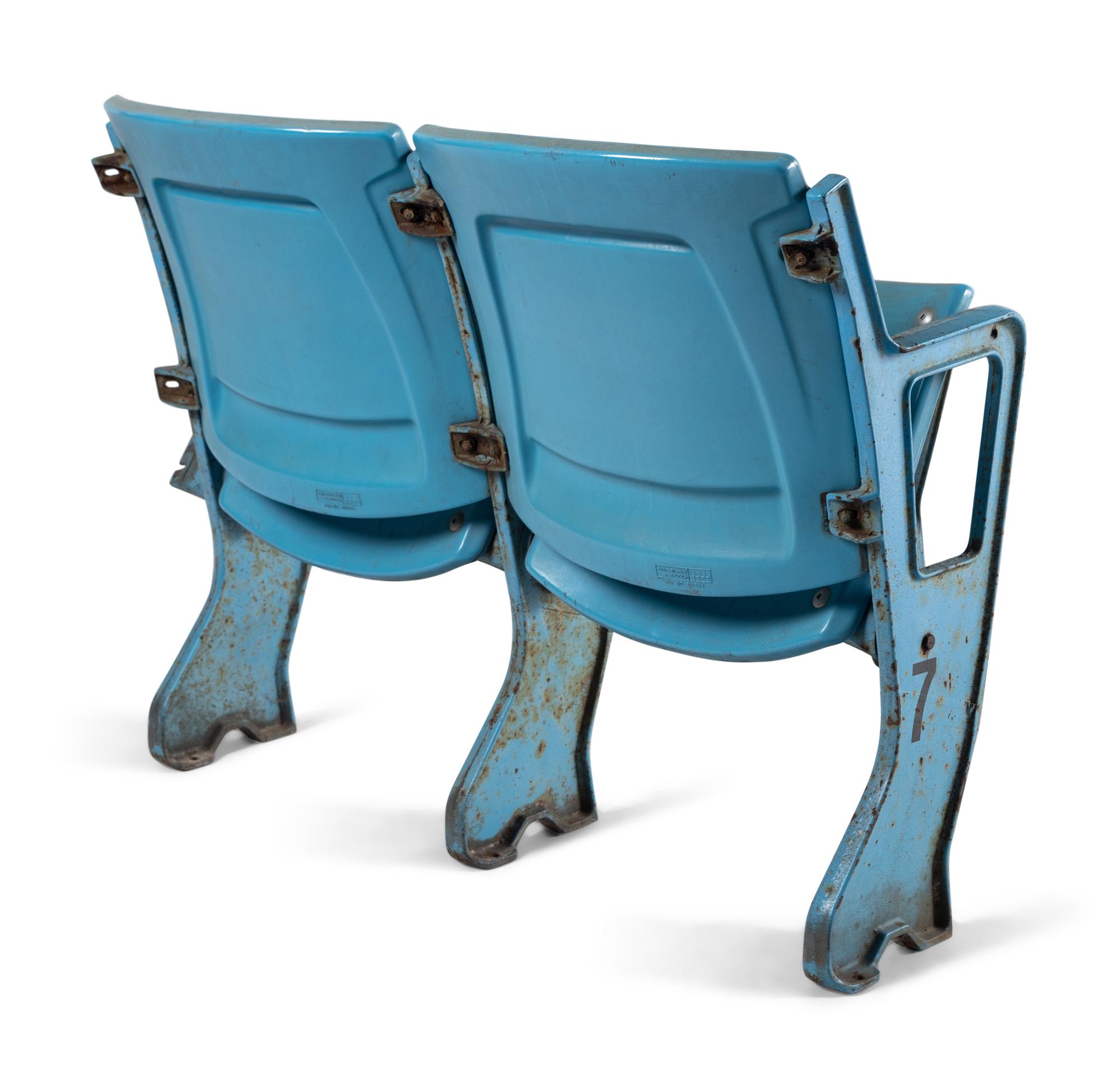 A Pair of Original Soldier Field Chicago Bears Stadium Seats