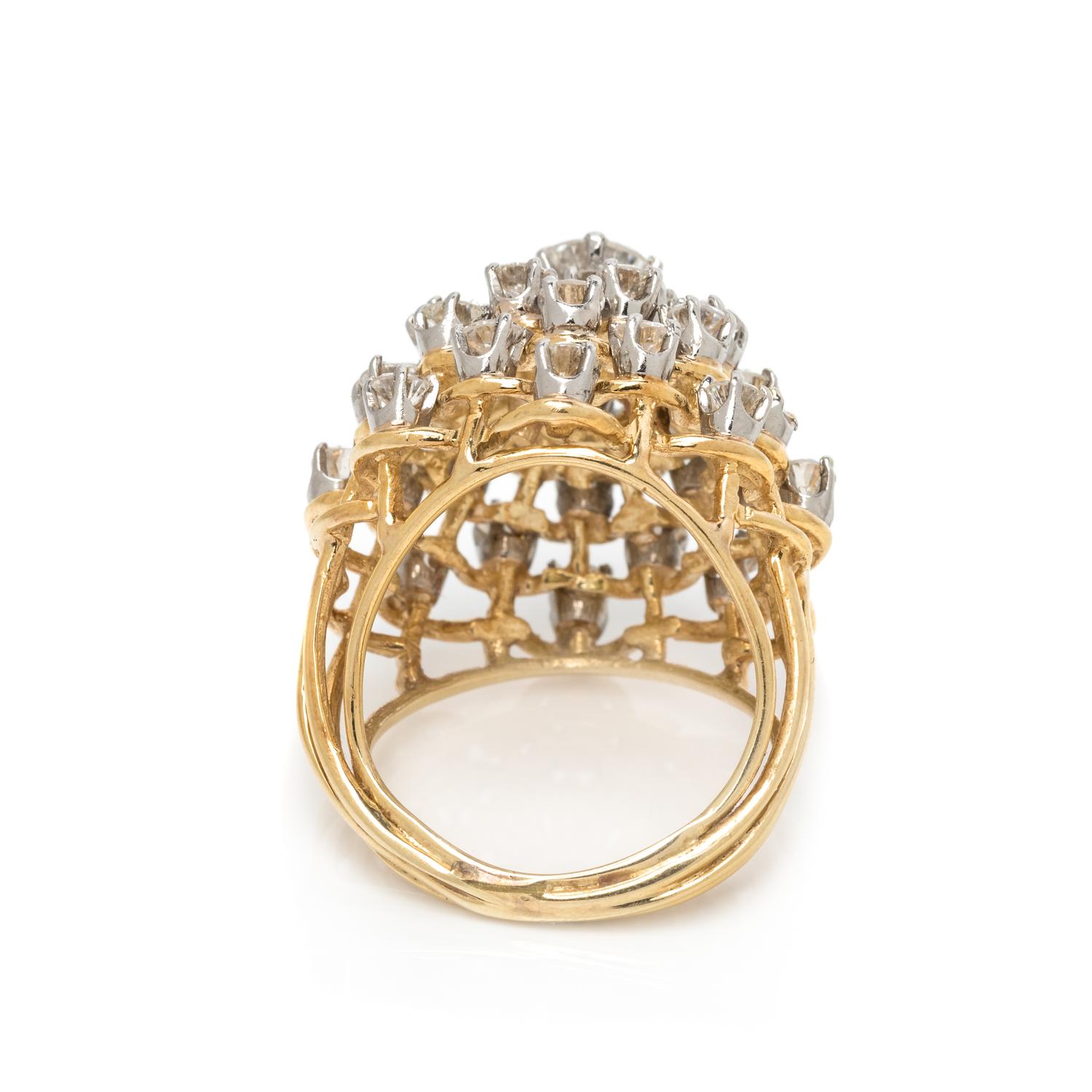 DIAMOND CLUSTER RING