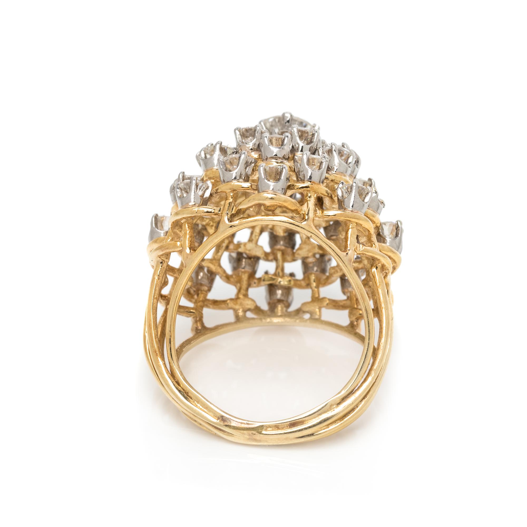 DIAMOND CLUSTER RING