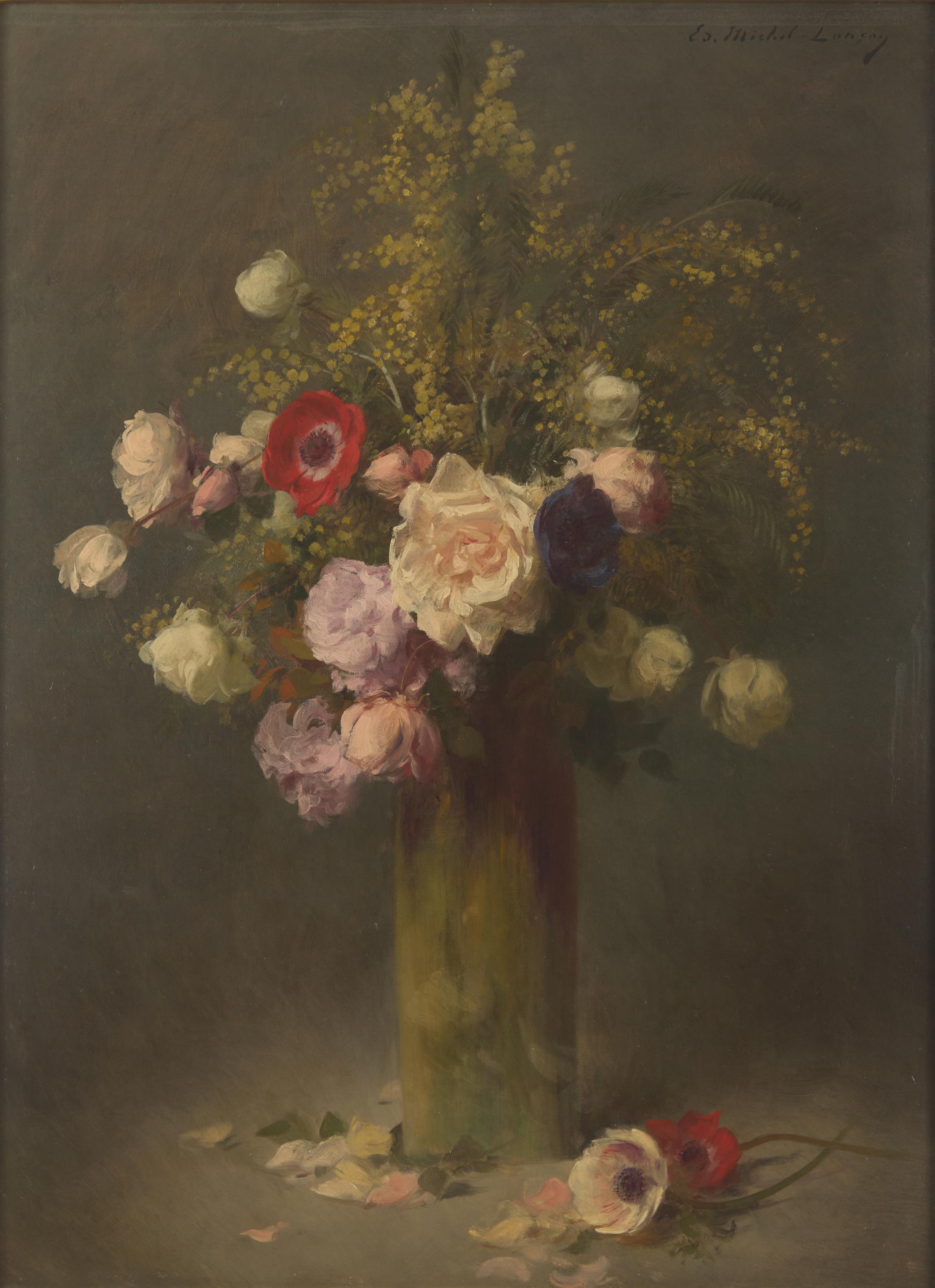 Still Life with Poppies and Roses