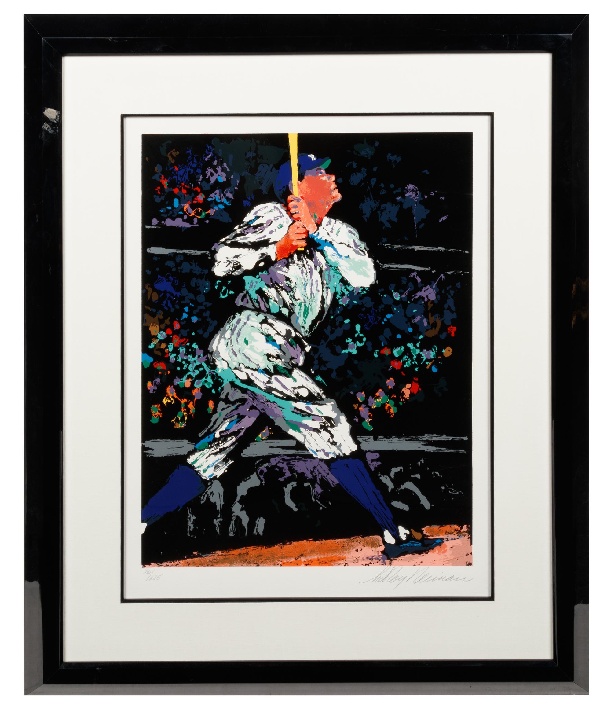 A 1995 Babe Ruth LeRoy Neiman Signed Serigraph,