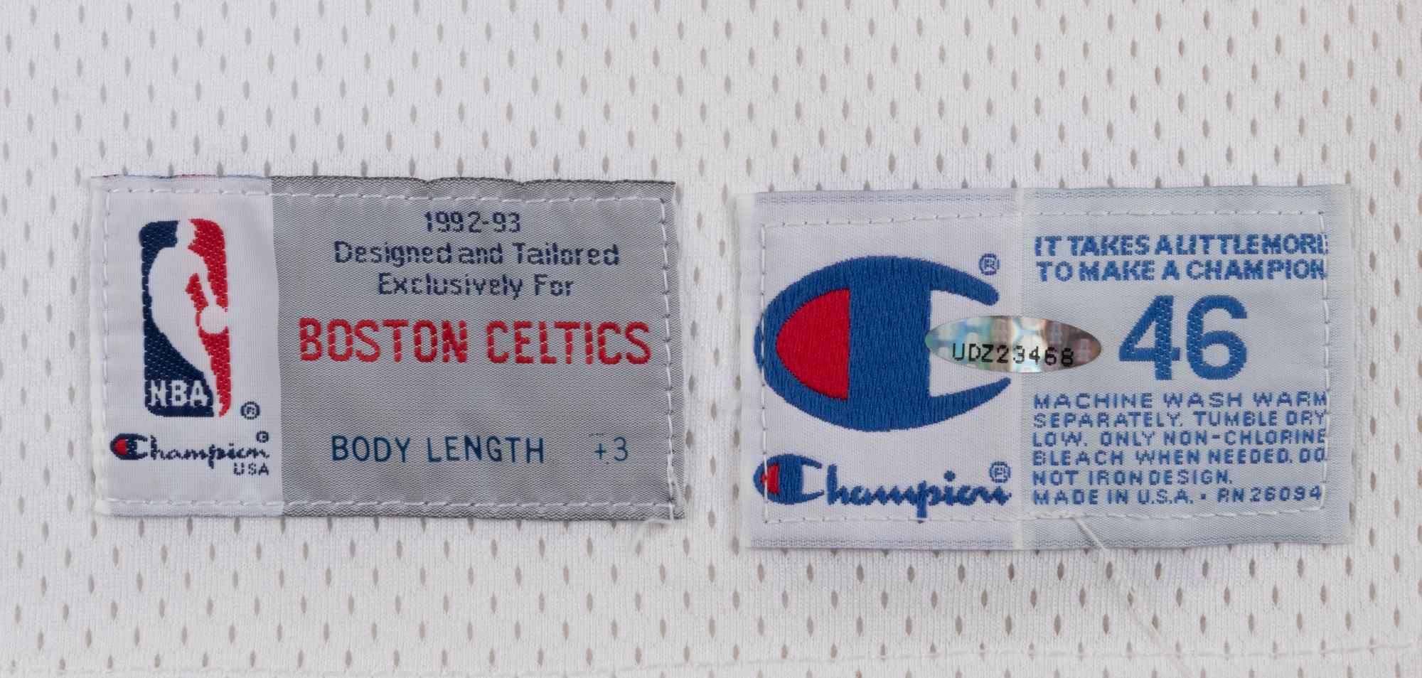 A Larry Bird Signed Boston Celtics Jersey (Champion),