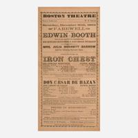 [Americana] [Booth, Edwin, and Jenny Lind] Group of 4 Items