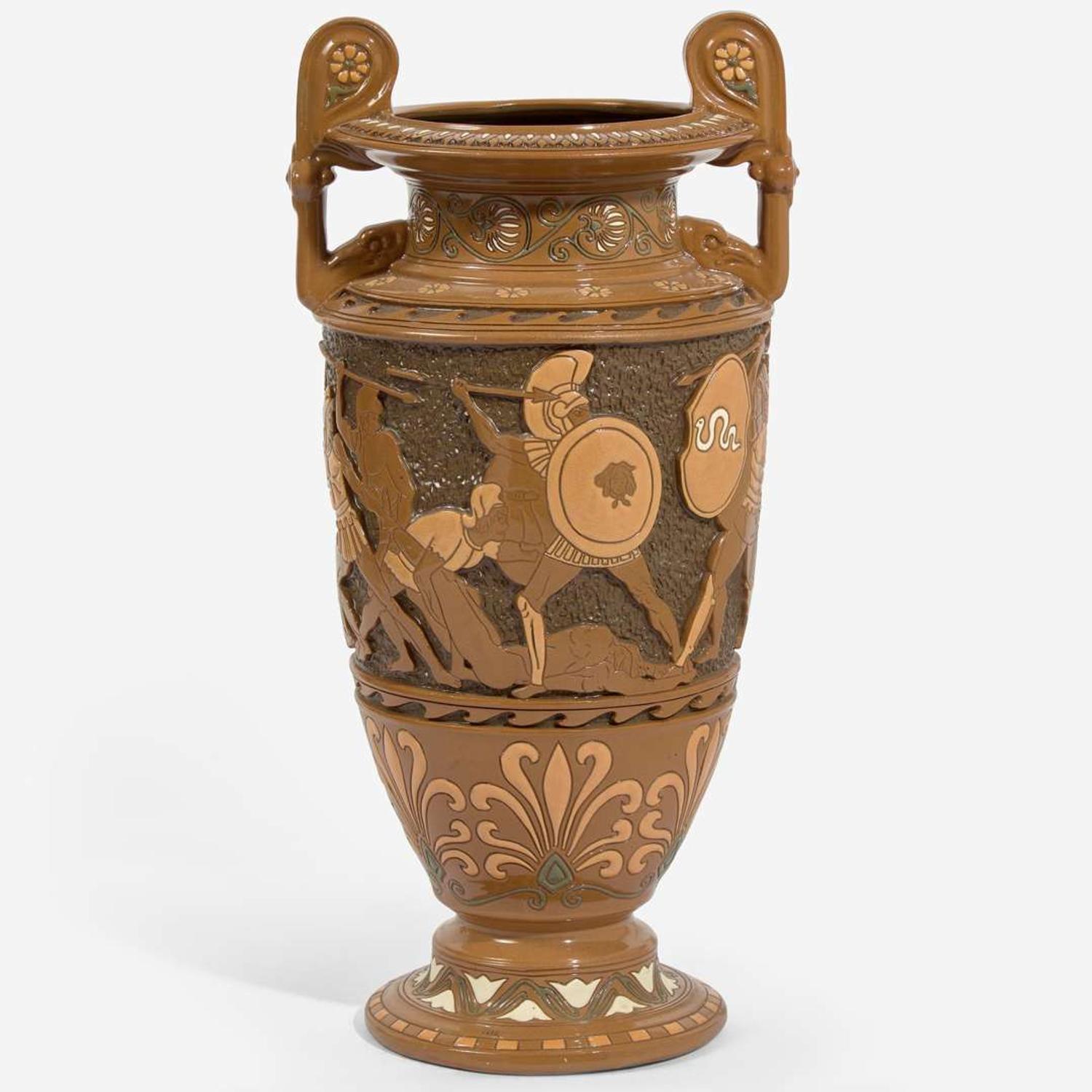 Roseville Pottery (American, active 1890-1954) Rare Della Robbia Krater, USA, circa 1910