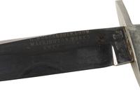 [CIVIL WAR]. Wostenholm & Sons “IXL” Washington Works Bowie knife and sheath.