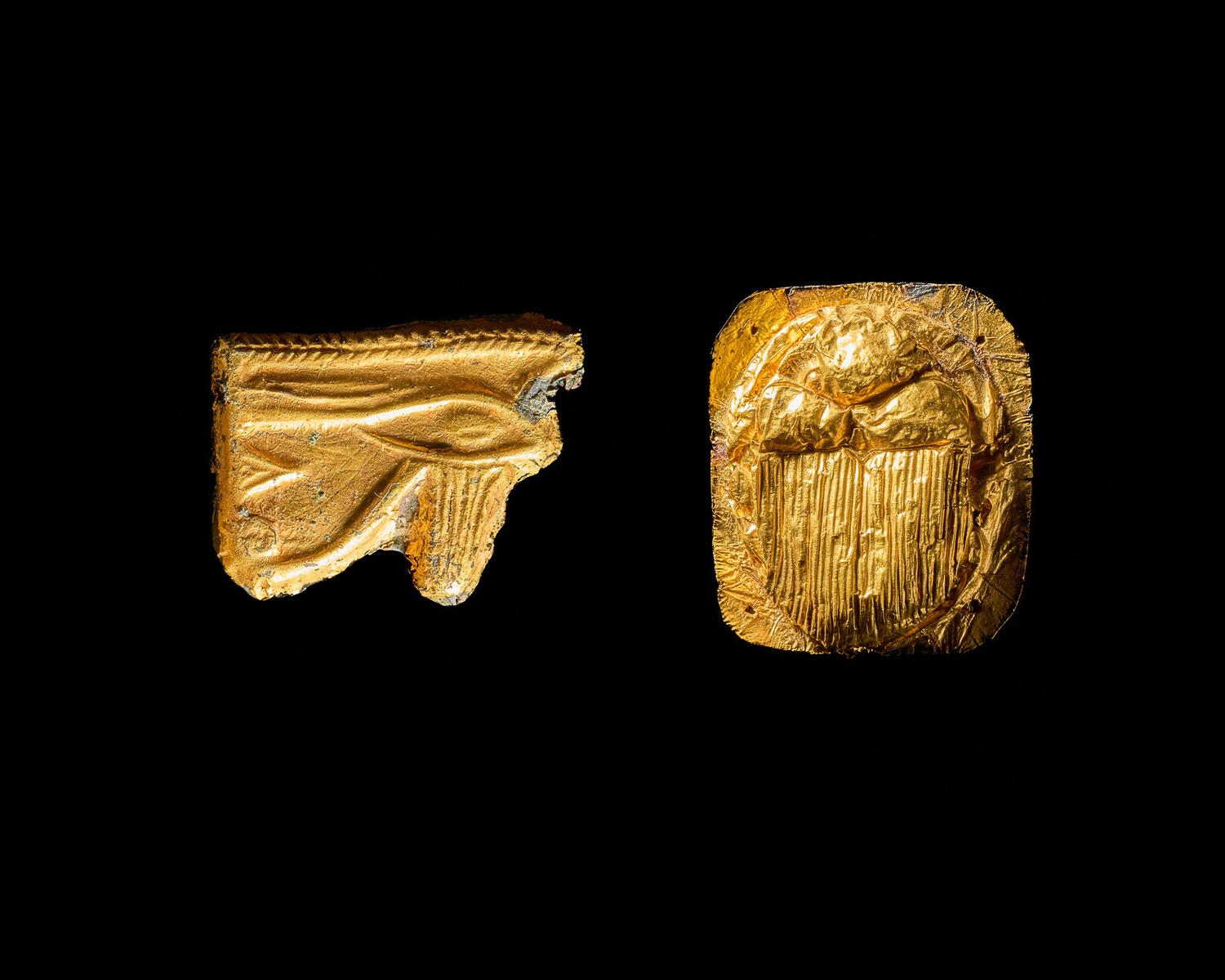 Two Egyptian Gold Amulets