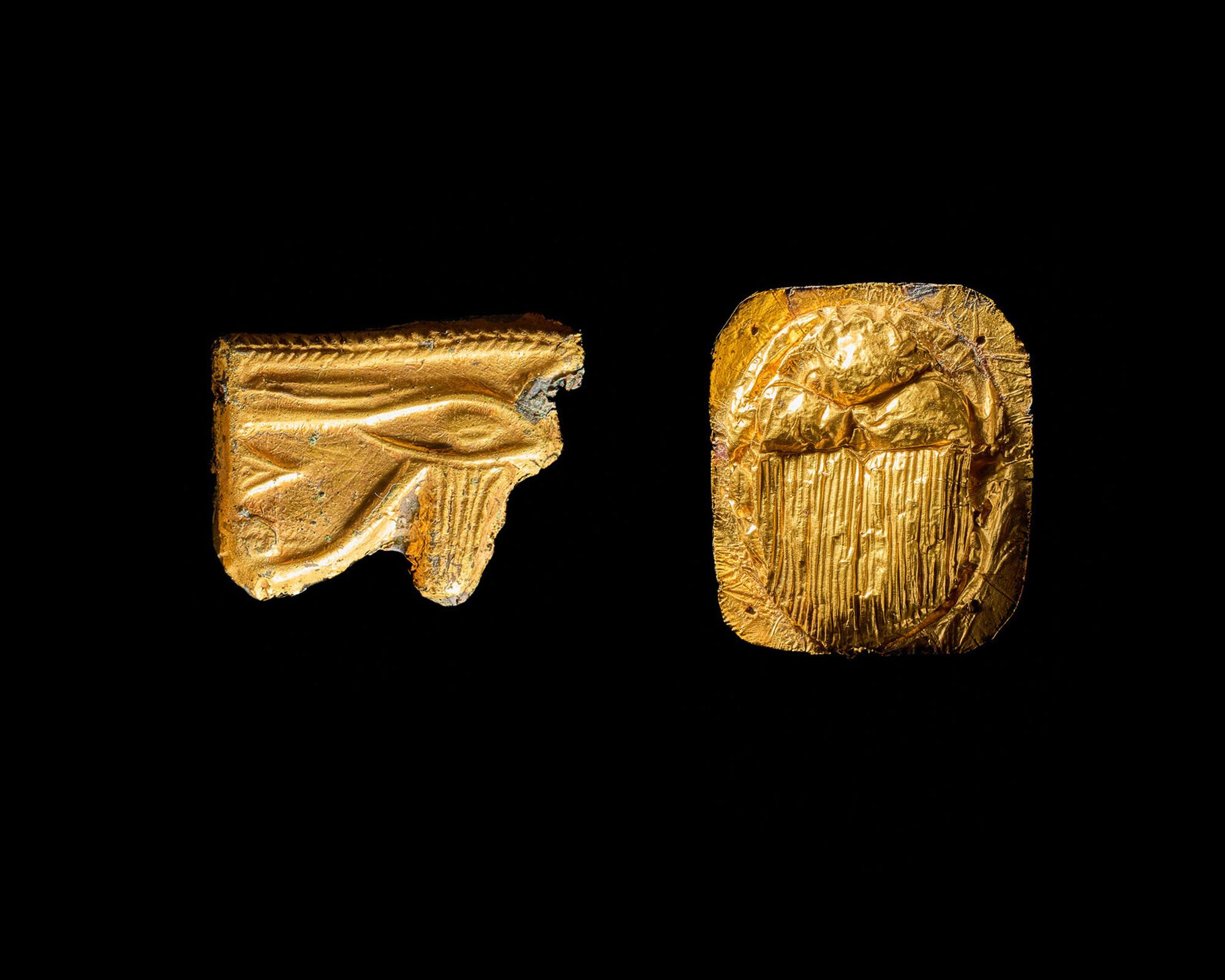 Two Egyptian Gold Amulets