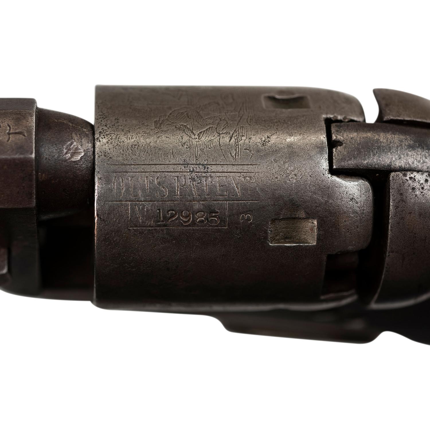 Colt Model 1849 "Square Back" Pocket Model or "Baby Dragoon with Loading Lever" Revolver