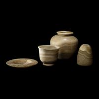 Four Egyptian Alabaster Vessels