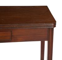 A George II Mahogany Flip Top Card Table