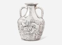 An English Silverplate Portland Vase, UK, circa 1900