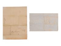 [ENSLAVEMENT]. 3 doctors' bills for medical services rendered, incl. to slaves during the Civil War.