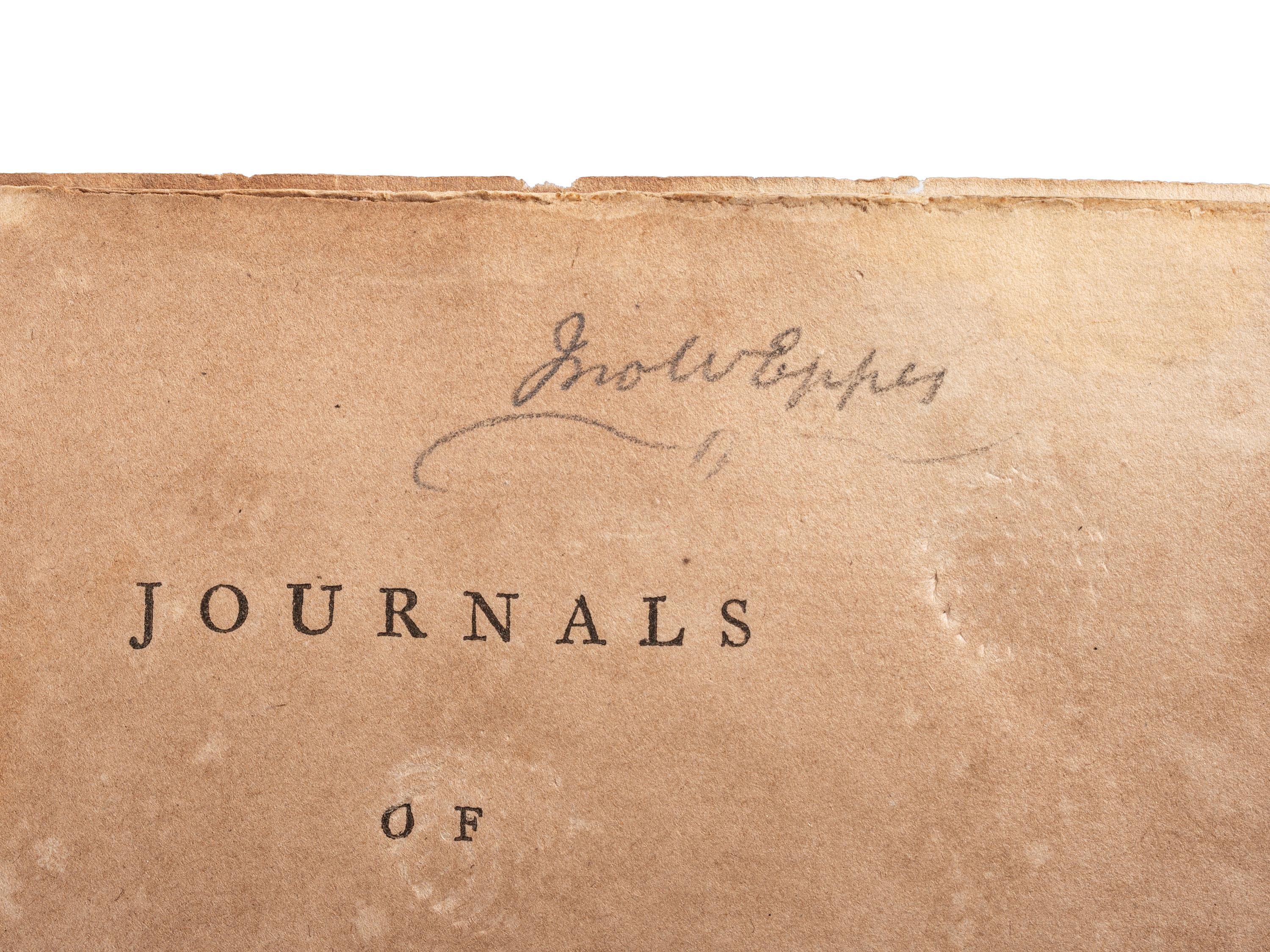 Journals of Congress. Philadelphia: Folwell's Press, David C. Claypoole, John Dunlap and New York : John Patterson, 1782-1801.