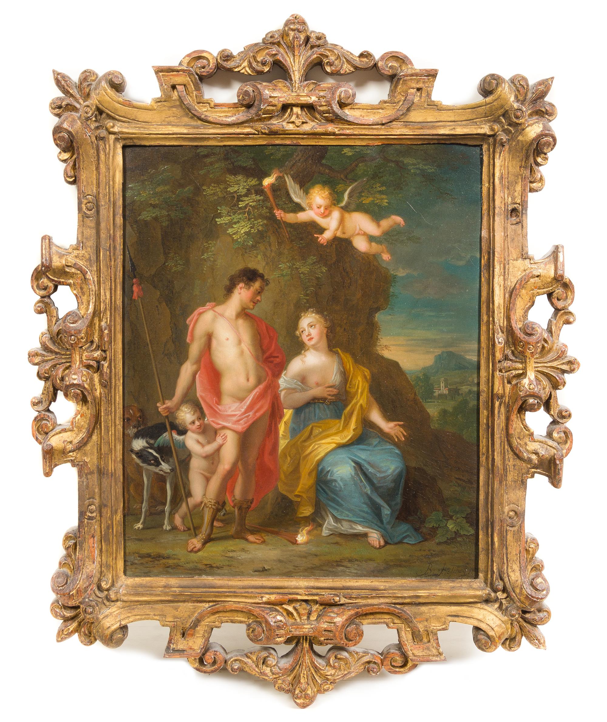 Balthasar Beschey, (Netherlands, 1708-1776), Venus and Adonis