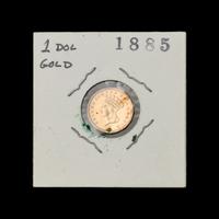 An 1885 Indian Princess $1 Gold Coin