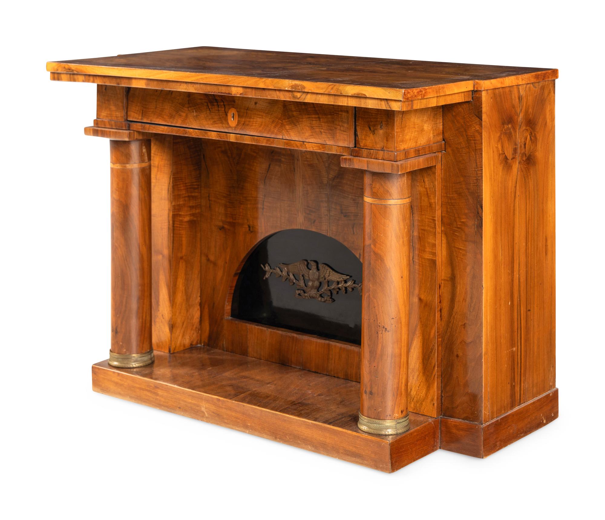 A North German Neoclassical Walnut Console Table