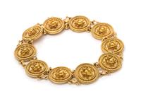 CASTELLANI, YELLOW GOLD BRACELET