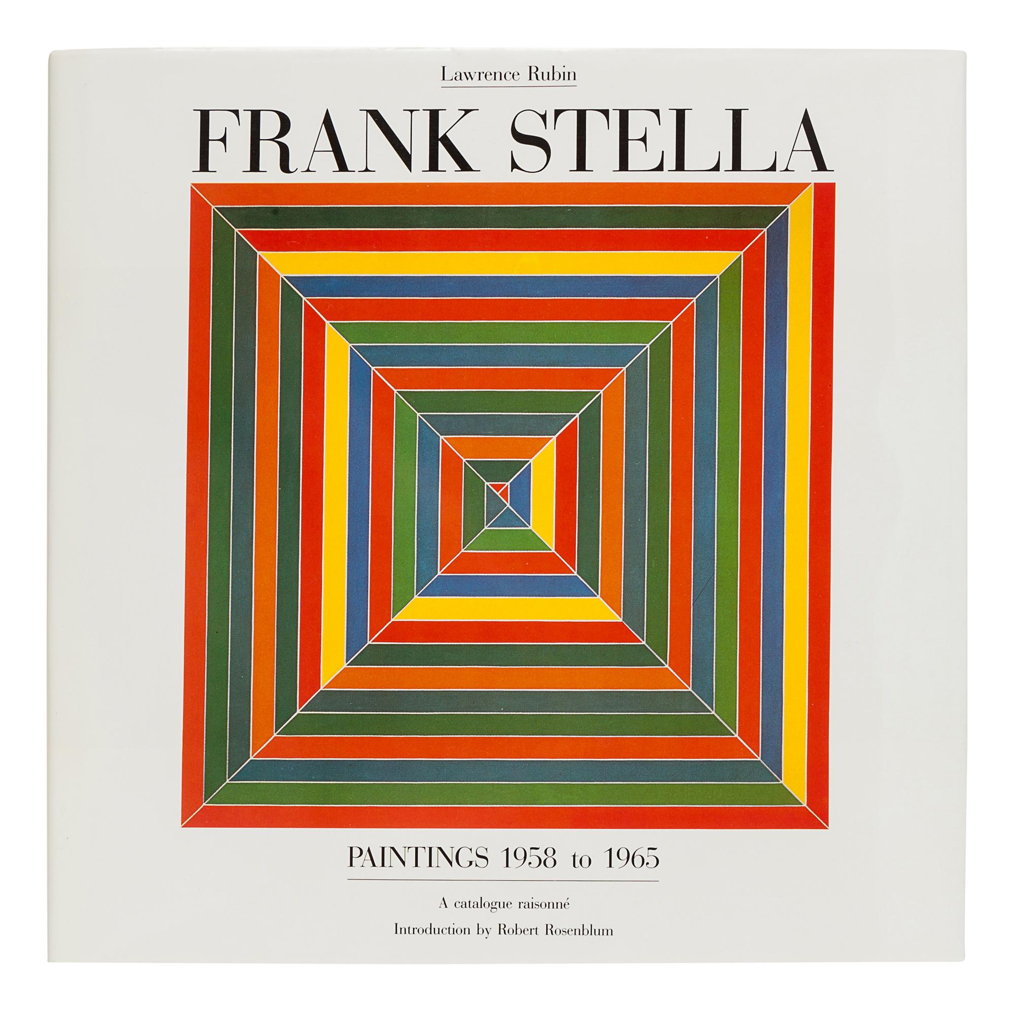 [STELLA, Frank (b. 1936] RUBIN, Lawrence. Frank Stella: Paintings 1958 to 1965. A Catalogue Raisonné. New York: Stewart, Tabori & Chang, 1986.