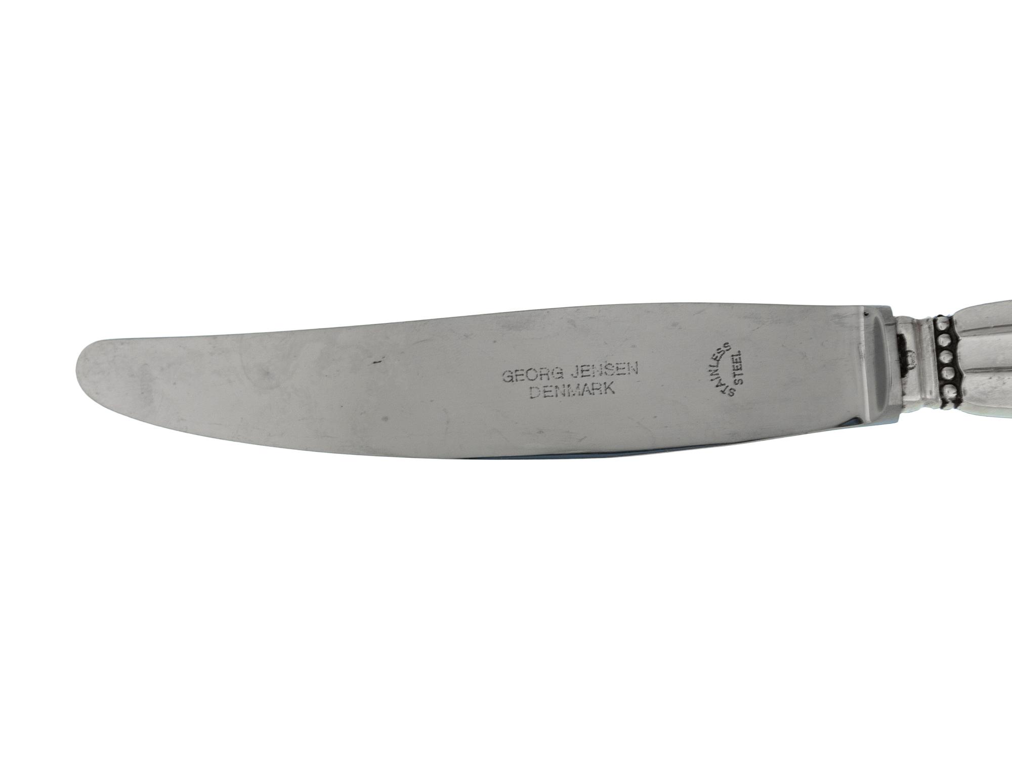A Georg Jensen Silver Flatware Service