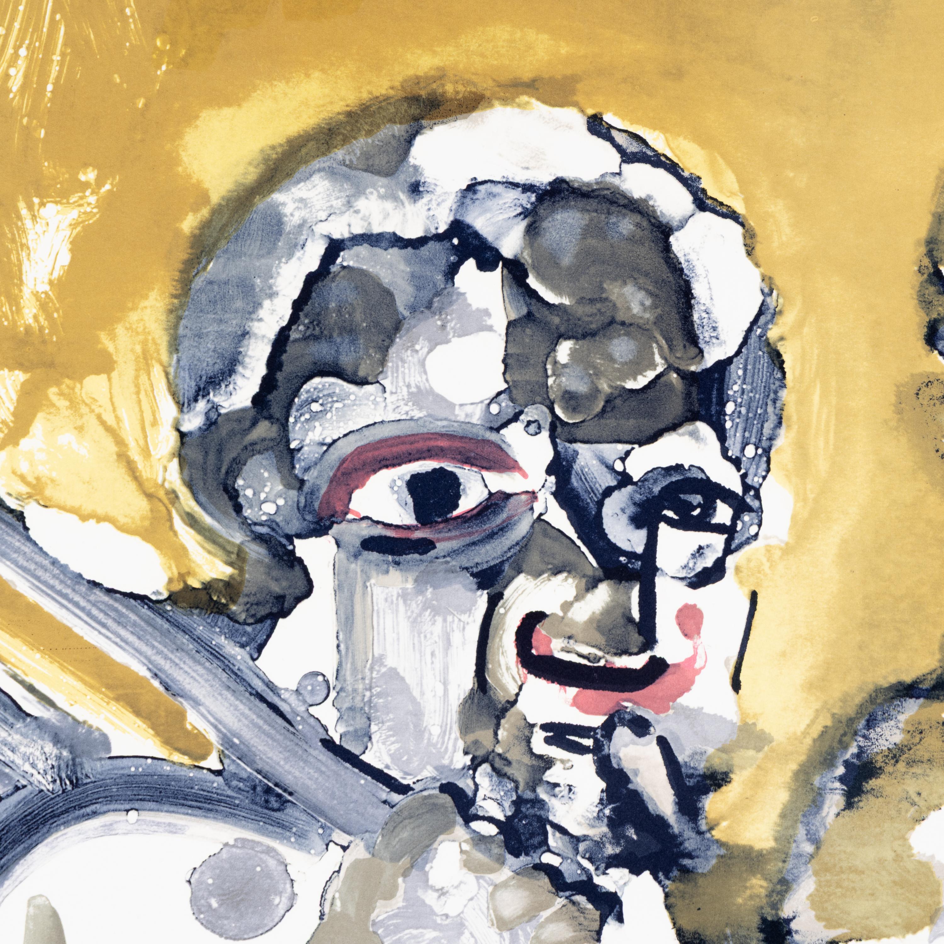 Romare Bearden (American, 1911-1988) — Brass Section (from Jazz) , 1979