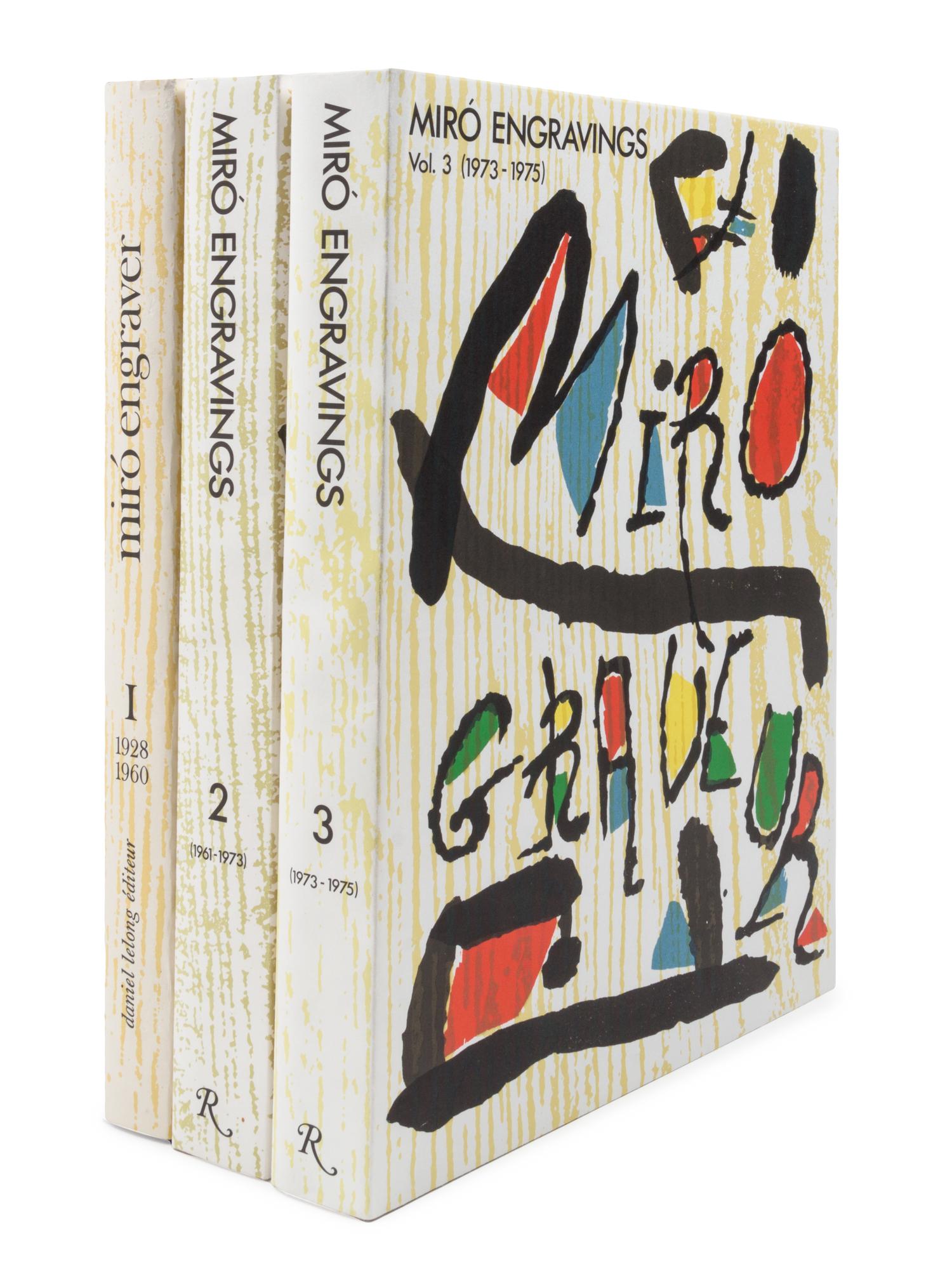 [MIRO, Joan]. LELONG, Daniel. Miró Engraver. Paris: Daniel Lelong, 1984-1992. LIMITED EDITION WITH SIX ORIGINAL WOODCUTS BY MIRO.