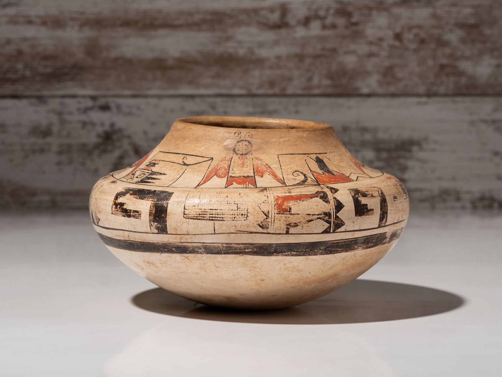 Polychrome Pottery Bowl